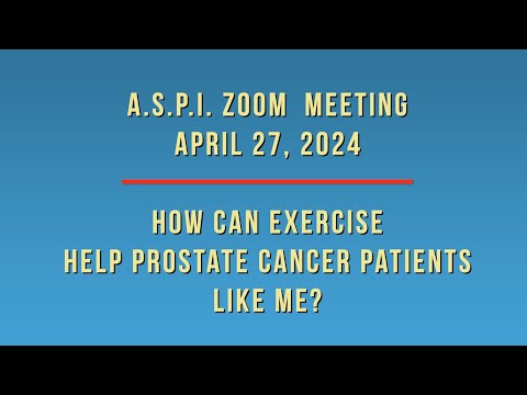 How Can Exercise Help Prostate Cancer Patients Like Me? [Video]
