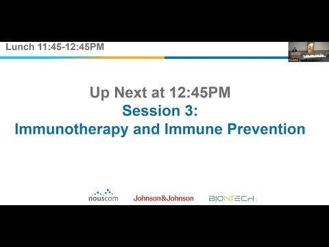 Session 3: Immunotherapy and Immune Prevention [Video]