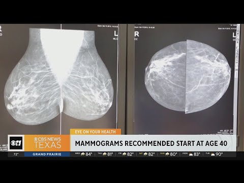 Mammograms now recommended starting at age 40 [Video]