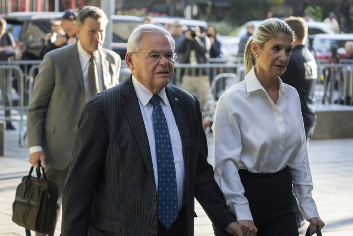 Sen. Bob Menendez reveals his wife has breast cancer as his trial focuses on FBI raid of his home [Video]