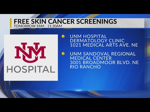 UNM School of Medicine offering free skin cancer screenings on Saturday [Video]
