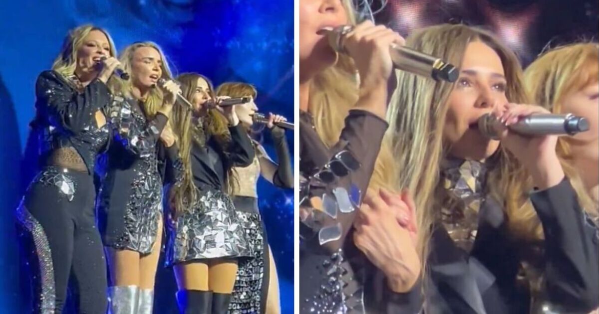 Cheryl fights tears during Girls Aloud tour in Dublin during Sarah Harding tribute | Celebrity News | Showbiz & TV [Video]