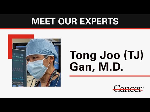 Meet anesthesiologist Tong Joo (TJ) Gan, M.D. [Video]