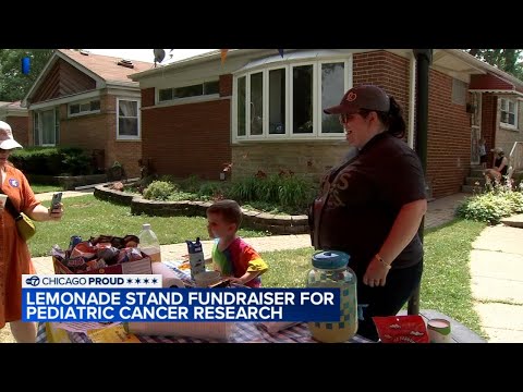 Chicago boy battling leukemia raises money for pediatric cancer research with lemonade stand [Video]