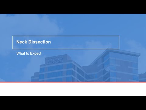 Neck dissection: What to expect [Video]