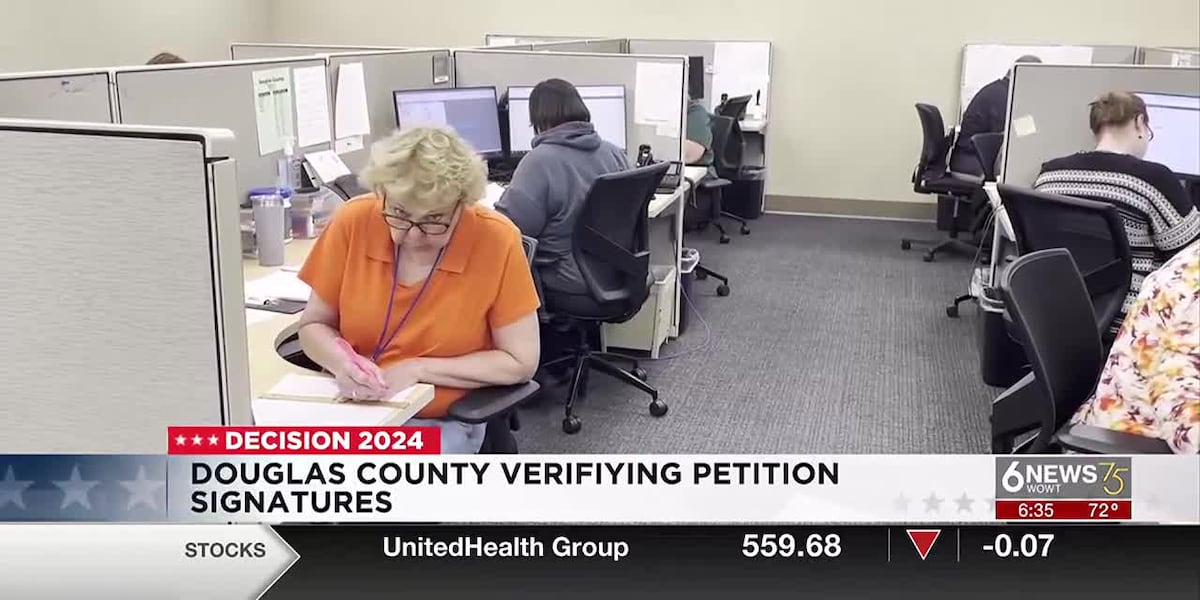 ELECTION 2024: Douglas County verifying petition signatures [Video]